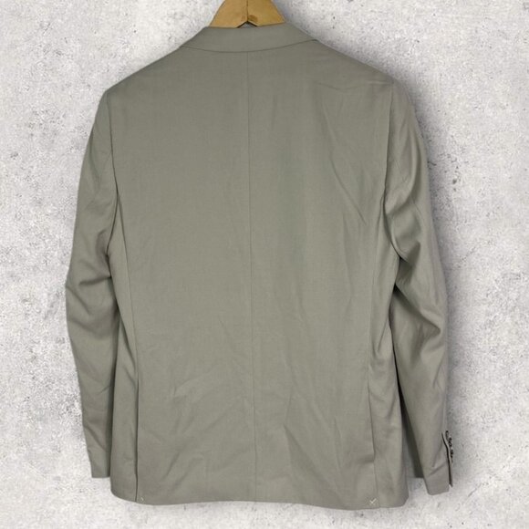 NEW Soul of London Suit Jacket Size 38R Simons Formalwear Dress Pants Beige Coat - Picture 6 of 14